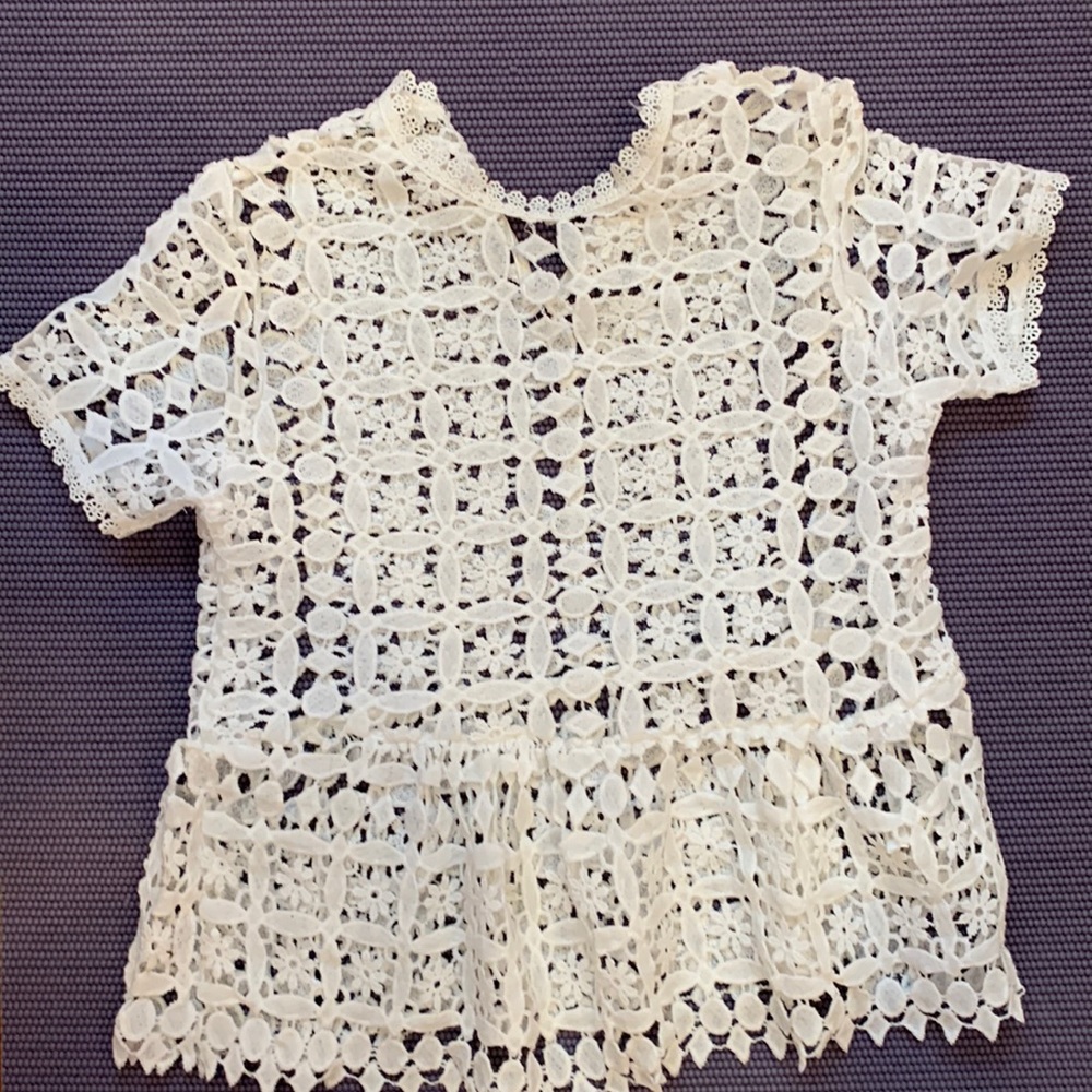 white blouse girls kids worn once